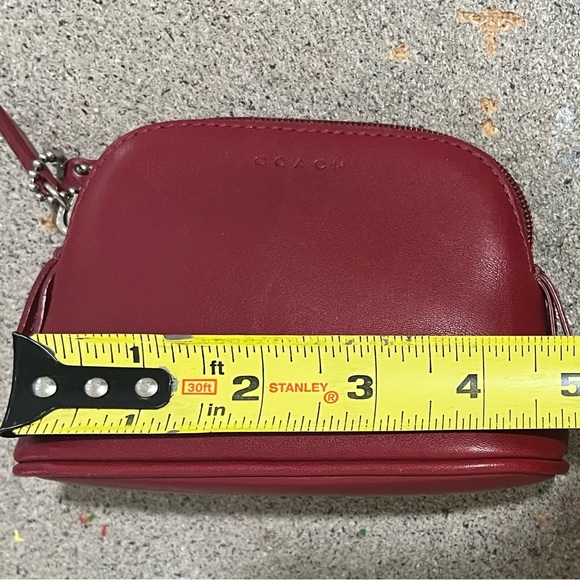 Coach vintage Small Cosmetic Pouch Toiletry Makeup mini Travel case bag - Picture 8 of 8